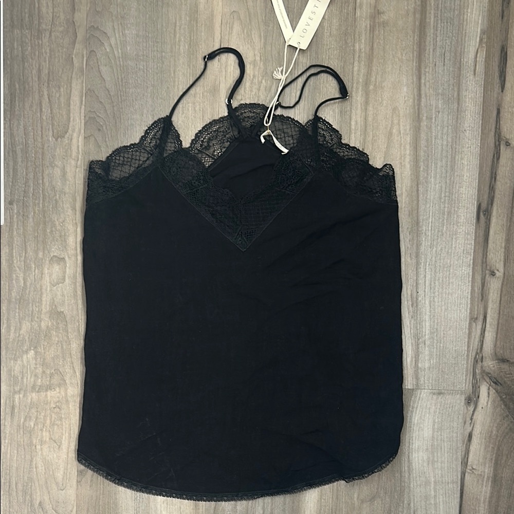 Lovestitch Black Camisole Bustier Top